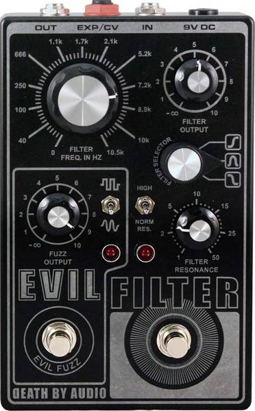 Death By Audio Evil Filter Psycho HP/BP/LP Filter w/switch Fuzz 