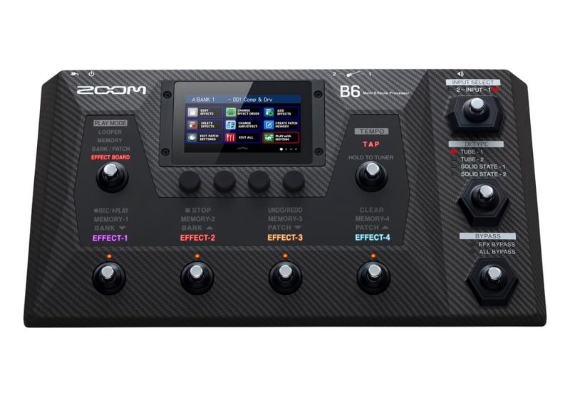 Zoom B6 Multieffekt for Bass