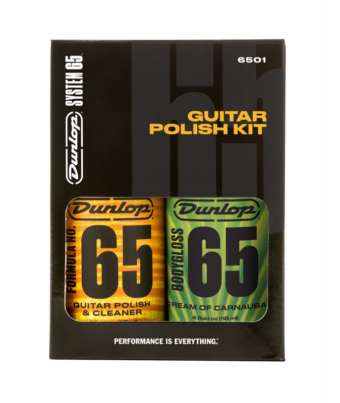 Dunlop 6501 Guitar Polish Kit, polish + cleaner + cream