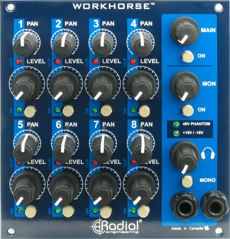 Radial Workhorse 8-Slot Power Rack 500 Series
