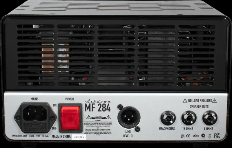 Ashdown MF 284 H 15 watt r&oslash;rforsterker topp
