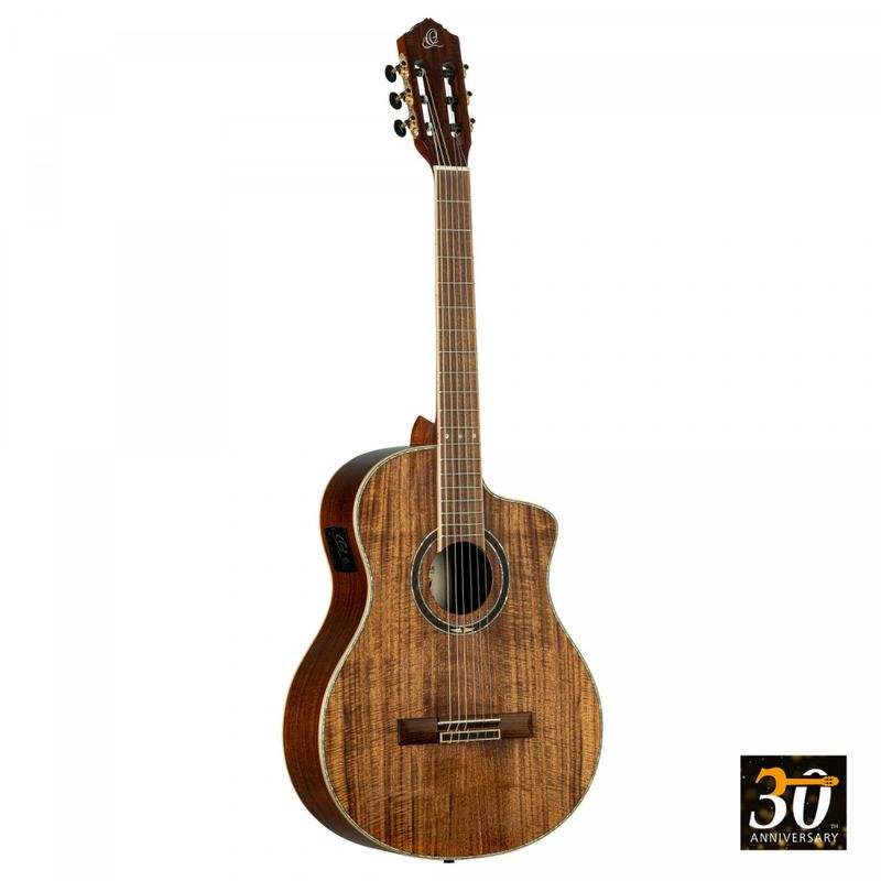 Ortega RCE30TH-ACA Nylonstrengs Gitar m/Mikrofon og Bag